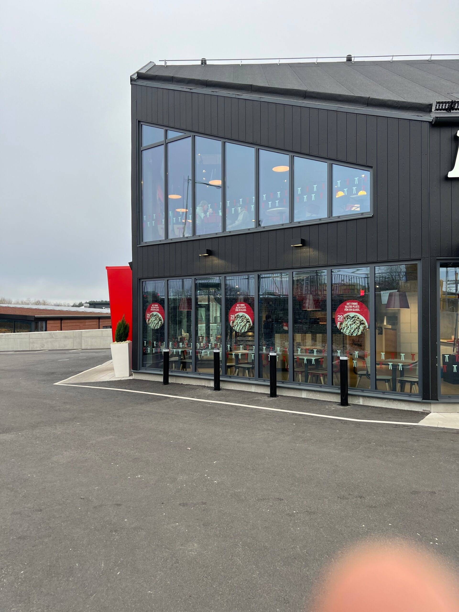 Fönsterparti i aluminium